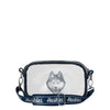 UConn Huskies NCAA Team Stripe Clear Crossbody Bag