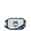 UConn Huskies NCAA Team Stripe Clear Crossbody Bag