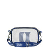 Duke Blue Devils NCAA Team Stripe Clear Crossbody Bag