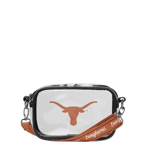 Texas Longhorns NCAA Team Stripe Clear Crossbody Bag