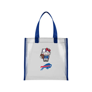 Buffalo Bills NFL Hello Kitty® Clear Tote Bag (PREORDER - SHIPS MID JULY)
