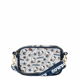 Dallas Cowboys NFL Hello Kitty® Clear Crossbody Bag - (PREORDER - SHIPS MID JULY)