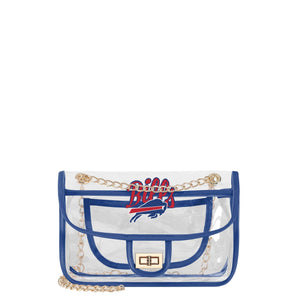 Buffalo Bills NFL Clear Crossbody Chain Bag