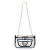 Chicago Bears NFL Clear Crossbody Chain Bag