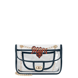 Chicago Bears NFL Clear Crossbody Chain Bag
