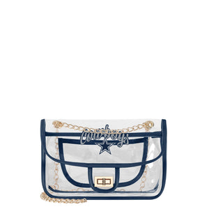 Dallas Cowboys NFL Clear Crossbody Chain Bag
