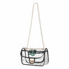 New York Jets NFL Clear Crossbody Chain Bag