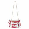 San Francisco 49ers NFL Clear Crossbody Chain Bag