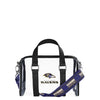 Baltimore Ravens NFL Clear Barrel Bag (PREORDER - SHIPS MID MAY)