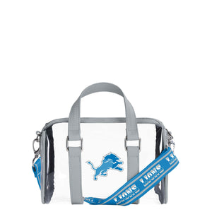 Detroit Lions NFL Clear Barrel Bag