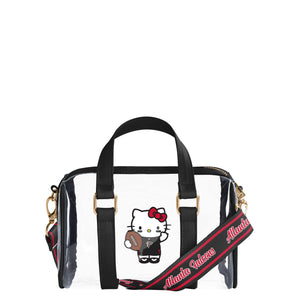 Atlanta Falcons NFL Hello Kitty® Clear Barrel Bag - (PREORDER - SHIPS MID JULY)