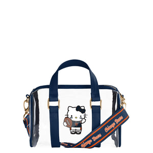 Chicago Bears NFL Hello Kitty® Clear Barrel Bag - (PREORDER - SHIPS MID JULY)