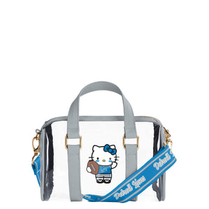 Detroit Lions NFL Hello Kitty® Clear Barrel Bag - (PREORDER - SHIPS MID JULY)