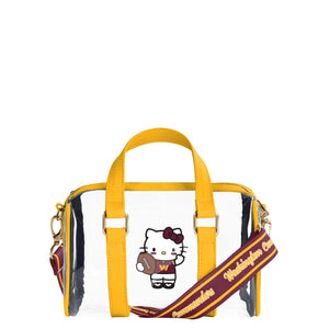 Washington Commanders NFL Hello Kitty® Clear Barrel Bag - (PREORDER - SHIPS MID JULY)
