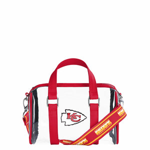 Kansas City Chiefs NFL Clear Barrel Bag