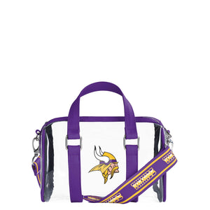 Minnesota Vikings NFL Clear Barrel Bag