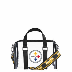 Pittsburgh Steelers NFL Clear Barrel Bag
