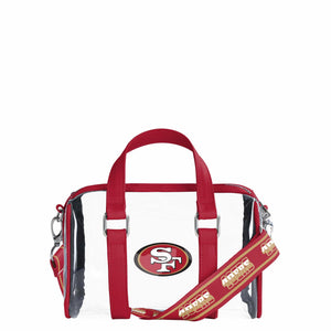 San Francisco 49ers NFL Clear Barrel Bag