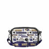 Baltimore Ravens NFL Repeat Retro Print Clear Crossbody Bag