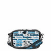 Carolina Panthers NFL Repeat Retro Print Clear Crossbody Bag