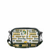 Green Bay Packers NFL Repeat Retro Print Clear Crossbody Bag