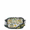 Green Bay Packers NFL Repeat Retro Print Clear Crossbody Bag