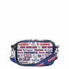 New England Patriots NFL Repeat Retro Print Clear Crossbody Bag