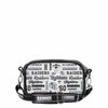 Las Vegas Raiders NFL Repeat Retro Print Clear Crossbody Bag