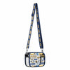 Los Angeles Rams NFL Repeat Retro Print Clear Crossbody Bag