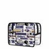 Baltimore Ravens NFL Repeat Retro Print Clear Cosmetic Bag