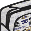 Baltimore Ravens NFL Repeat Retro Print Clear Cosmetic Bag