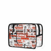 Cleveland Browns NFL Repeat Retro Print Clear Cosmetic Bag