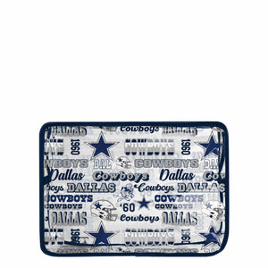 Dallas Cowboys NFL Repeat Retro Print Clear Cosmetic Bag