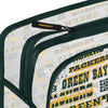 Green Bay Packers NFL Repeat Retro Print Clear Cosmetic Bag