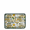 Green Bay Packers NFL Repeat Retro Print Clear Cosmetic Bag