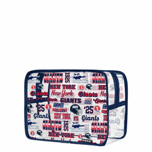 New York Giants NFL Repeat Retro Print Clear Cosmetic Bag