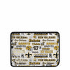 New Orleans Saints NFL Repeat Retro Print Clear Cosmetic Bag