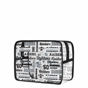 Las Vegas Raiders NFL Repeat Retro Print Clear Cosmetic Bag