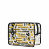 Pittsburgh Steelers NFL Repeat Retro Print Clear Cosmetic Bag