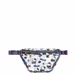 Buffalo Bills NFL Hello Kitty® Clear Fanny Pack (PREORDER - SHIPS MID JULY)