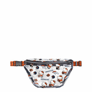 Denver Broncos NFL Hello Kitty® Clear Fanny Pack (PREORDER - SHIPS MID JULY)