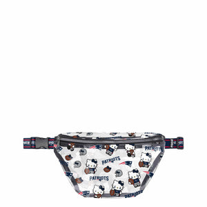 New England Patriots NFL Hello Kitty® Clear Fanny Pack (PREORDER - SHIPS MID JULY)