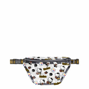 Pittsburgh Steelers NFL Hello Kitty® Clear Fanny Pack (PREORDER - SHIPS MID JULY)