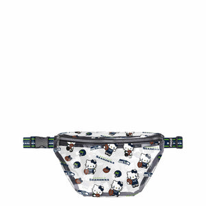 Seattle Seahawks NFL Hello Kitty® Clear Fanny Pack (PREORDER - SHIPS MID JULY)