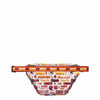 Kansas City Chiefs NFL Repeat Retro Print Clear Fanny Pack