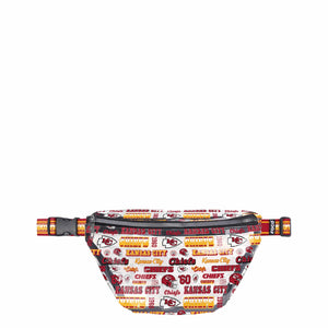 Kansas City Chiefs NFL Repeat Retro Print Clear Fanny Pack