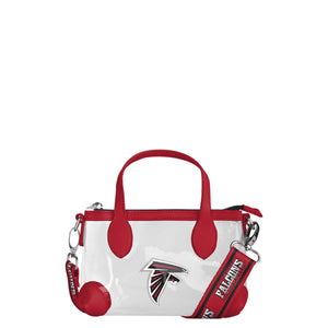 Atlanta Falcons NFL Big Logo Clear Crossbody Mini Purse