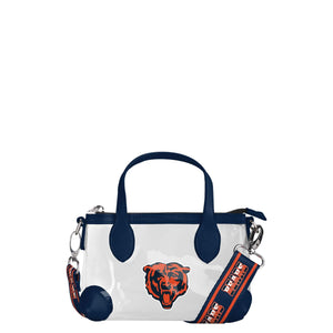 Chicago Bears NFL Big Logo Clear Crossbody Mini Purse