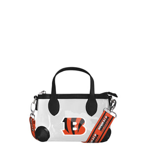 Cincinnati Bengals NFL Big Logo Clear Crossbody Mini Purse