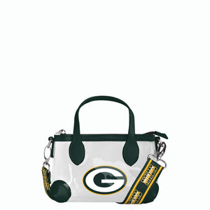 Green Bay Packers NFL Big Logo Clear Crossbody Mini Purse